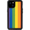 Vertical Rainbow Flag iPhone 15 Plus Waterproof Case